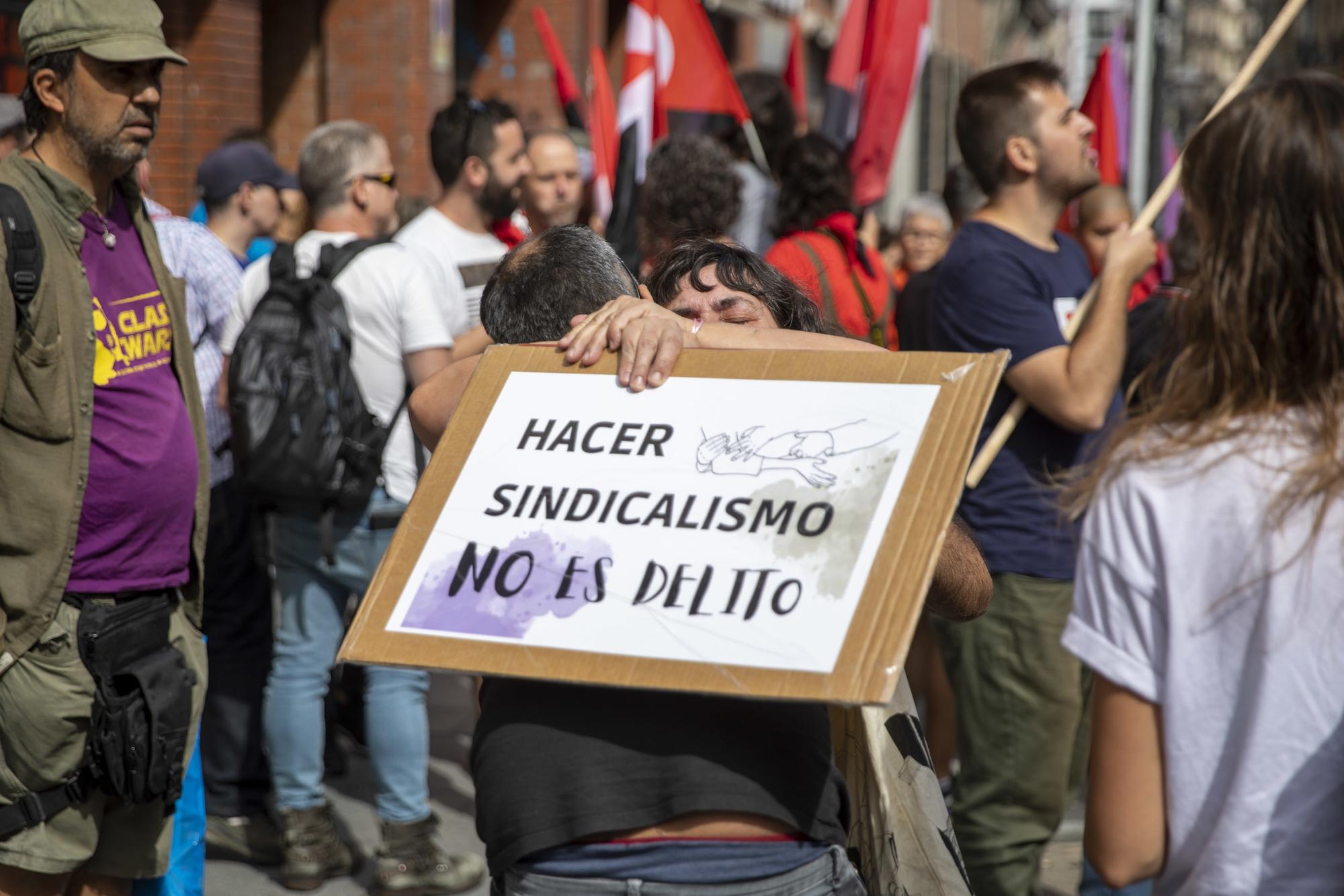 Manifestacion solidaridad La Suiza - 3